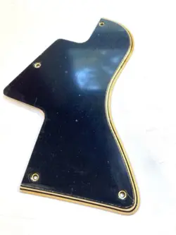 5 PLY BLACK/WHITE WIDE BEVEL PICKGUARD FOR GIBSON LES PAUL SPECIAL   RELIC EDGES