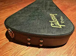 RARE '06 GIBSON CUSTOM SHOP JIMI HENDRIX FLYING V HARDSHELL GUITAR CASE   5 TAGS
