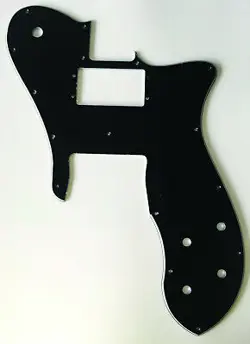 FOR US 72' TELECASTER CUSTOM GUITAR PICKGUARD WIDE RANGE ,3 PLY BLACK