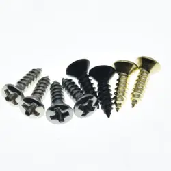 KAISH 30PCS STAINLESS STEEL #3 PICKGUARD SCREWS FOR USA GIBSON LES PAUL/SG