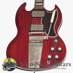 GIBSON CUSTOM SHOP 2022 HISTORIC COLLECTION 1964 SG STANDARD MAESTRO VOS CHERRY