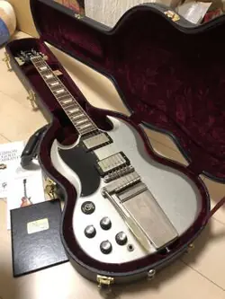 ELECTRIC GUITAR GIBSON HISTORIC SG STANDARD REISSUE MAESTRO LEFT HANDED 2015