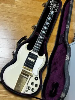 1962 GIBSON LES PAUL CUSTOM (OVER, REFIN)