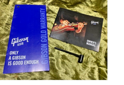 NEW GIBSON OWNERS MANUAL   WARRANTY CARD & GUITAR TRUSS ROD TOOL 4 LES PAUL ETC.