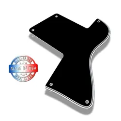 5 PLY BLACK/WHITE WIDE BEVEL PICKGUARD FOR 1959-1961 GIBSON LES PAUL SPECIAL