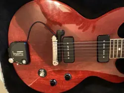 2015 GIBSON LES PAUL DC CHERRY E-TUNE GUITAR WITH FISHMAN MIDI WIRELESS PICKUP