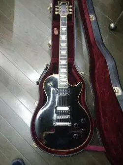 GIBSON CUSTOM SHOP LES PAUL STANDARD BLACK ELECTRIC GUITAR