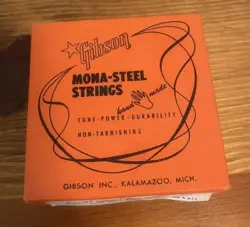 VINTAGE GIBSON MONA STEEL STRINGS FOR GIBSON MANDOLIN AND MANDOLIN BANJO NO 161