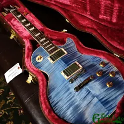 GIBSON LES PAUL STANDARD 1950S FIGURED TOP OCEAN BLUE USA 2024 ELECTRIC GUITAR