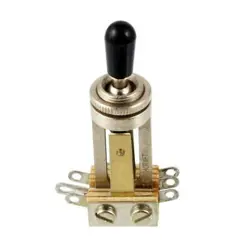 SWITCHCRAFT STRAIGHT TYPE 3-WAY TOGGLE SWITCH FOR GIBSON USA 3-PICKUP GUITARS