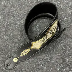 -BLACK LEATHER WHITE