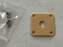 2020 GIBSON LES PAUL TRIBUTE OUTPUT JACK PLATE CREAM W/ HW