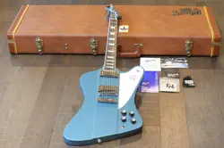 UNPLAYED! 2017 GIBSON FIREBIRD T ELECTRIC GUITAR PELHAM BLUE   OHSC
