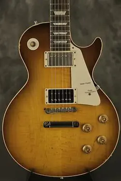 2010 GIBSON JIMMY PAGE SIGNED   AGED '59 LES PAUL STANDARD REPLICA SERIAL #2