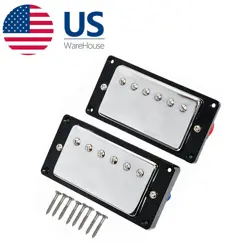 CHROME SEALED HUMBUCKER PICKUP NECK BRIDGE FOR GIBSON LES PAUL LP EPIPHONE PARTS