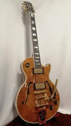 GIBSON CS LES PAUL CUSTOM CHAMBERD KOA 2019 USED ELECTRIC GUTIAR