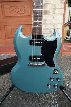 2019 GIBSON SG SPECIAL FADED PELHAM BLUE, UPGRADED NUT, TONE PROS LOCKING STUDS