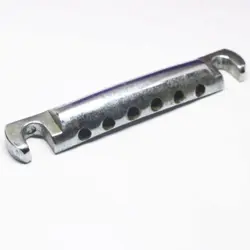 VINTAGE GIBSON LES PAUL 70S? TAILPIECE  - CHROME C12