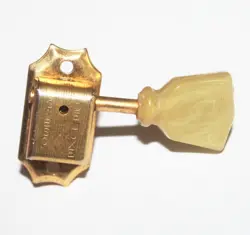 VINTAGE 1969 GIBSON DELUXE GOLD KLUSON TUNER D-169400 BASS SIDE 1960'S 1970'S