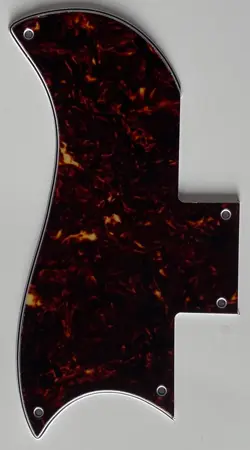 FOR FIT GIBSON SG 61 REISSUE STYLE GUITAR PICKGUARD 4 PLY BROWN TORTOISE