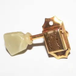 VINTAGE 1969 GIBSON DELUXE GOLD KLUSON TUNER D-169400 TREBLE SIDE 1960'S 1970'S