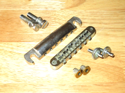 GIBSON 1979 SCHALLER ERA CHROME NASHVILLE TUNE O MATIC BRIDGE & NICKEL STOP BAR