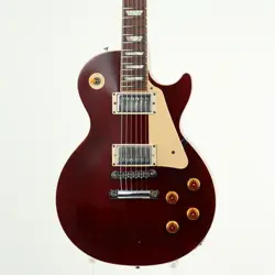 USED GIBSON USA / LES PAUL STANDARD -1995- WINE RED