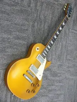 GIBSON CUSTOM SHOP HISTORIC 1957 LES PAUL STANDARD GOLD TOP BY TOM MURPHY AGED