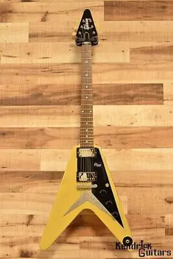 GIBSON CUSTOM SHOP 2017 LIMITED RUN '59 FLYING V MAHOGANY / TV YELLOW #GG387