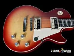 2021 GIBSON LES PAUL CLASSIC PLAIN TOP W ZEBRA COILS ~HERITAGE CHERRY SUNBURST