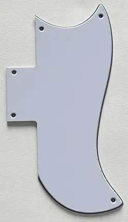 3 PLY WHITE PICKGUARD FIT GIBSON SG 61 REISSUE STYLE GUITAR PARTS
