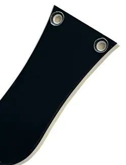 GUITAR PICKGUARD FOR GIBSON EPIPHONE GUITAR TRUSS ROD COVER 3 HOLES (BLACK)