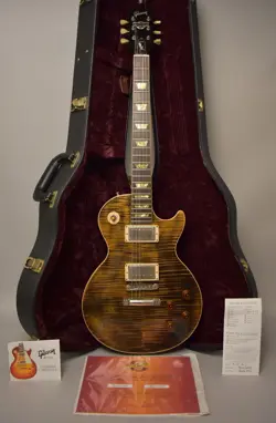 GIBSON CUSTOM SHOP JOE PERRY SIGNATURE BONEYARD LES PAUL W/OHSC