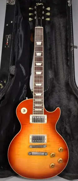 2004 GIBSON USA LES PAUL STANDARD PREMIUM FLAME TOP CHERRY SUNBURST W/OHSC