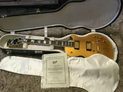 2005 GIBSON LES PAUL SUPREME GOLDTOP HAND-SIGNED BY LES PAUL 90TH BIRTHDAY LTD