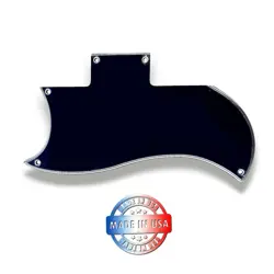 LEFT HANDED 5 PLY BLACK/WHITE PICKGUARD FOR GIBSON SG STANDARD '61 REISSUE USA