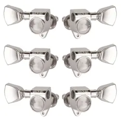 NEW GROVER ORIGINAL ROTOMATICS® 3X3 TUNERS KEYSTONE BUTTONS FITS GIBSON - NICKEL