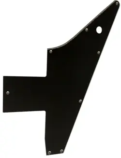 NEW 3 PLY GUITAR PICKGUARD FOR GIBSON 76 EXPLORER RE-ISSUE STYLE,BLACK