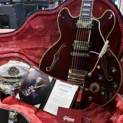GIBSON CS CHUCK BERRY 1978 ES-355 REPLICA MURPHY LAB AGED WINE RED