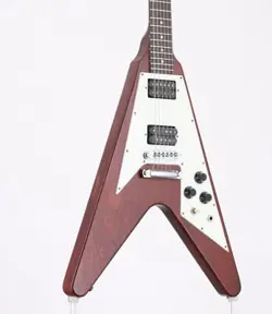 GIBSON FLYING V FADED WORN CHERRY