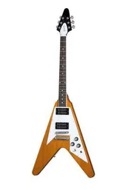 GIBSON 70S FLYING V ANTIQUE NATURAL            V