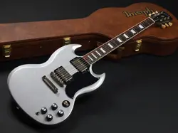 GIBSON SG STANDARD  61 STOP BAR  SILVER MIST