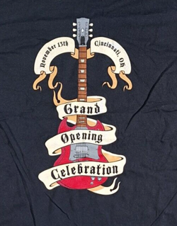 GUITAR CENTER PROMO T SHIRT CINCINNATI OHIO FENDER GIBSON JACKSON KIESEL PRS 🎸