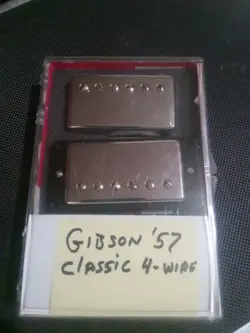 GIBSON SET ELECTRIC GUITAR PAF PICKUPS '57 CLASSIC / '57 CLASSIC PLUS SET