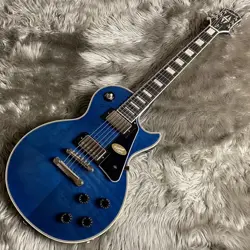 EPIPHONE INSPIRED BY GIBSON LES PAUL CUSTOM QUILT VIPER BLUE EXCLUSIVE MODEL