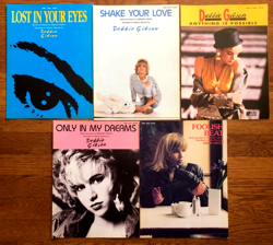 FIVE 80S/90S FEMALE VOCALS SHEET MUSIC DEBBIE GIBSON SHAKEYOURLOVE FOOLISH BEAT