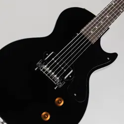 GIBSON: CHARLIE STARR LES PAUL JUNIOR EBONY SATIN ELECTRIC GUITAR#2