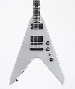 GIBSON USA DAVE MUSTAINE FLYING V EXP SILVER METALLIC [SN 220620180]