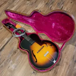 1955 GIBSON ES-125 ELECTRIC GUITAR SUNBURST W/ORIGINAL BROWN CALI CASE!! CLEAN!