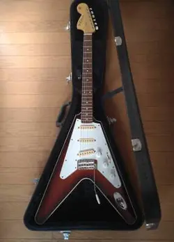 PSYCHEDERHYTHM GIVE FENDRIX LIMITED 010 WITH HARD CASE FLYING V GIBSON JIMI HEND